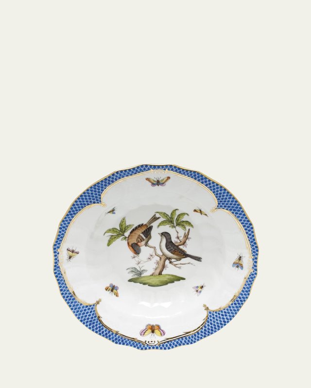 Rothschild Blue Motif 12 Rim Soup Bowl
